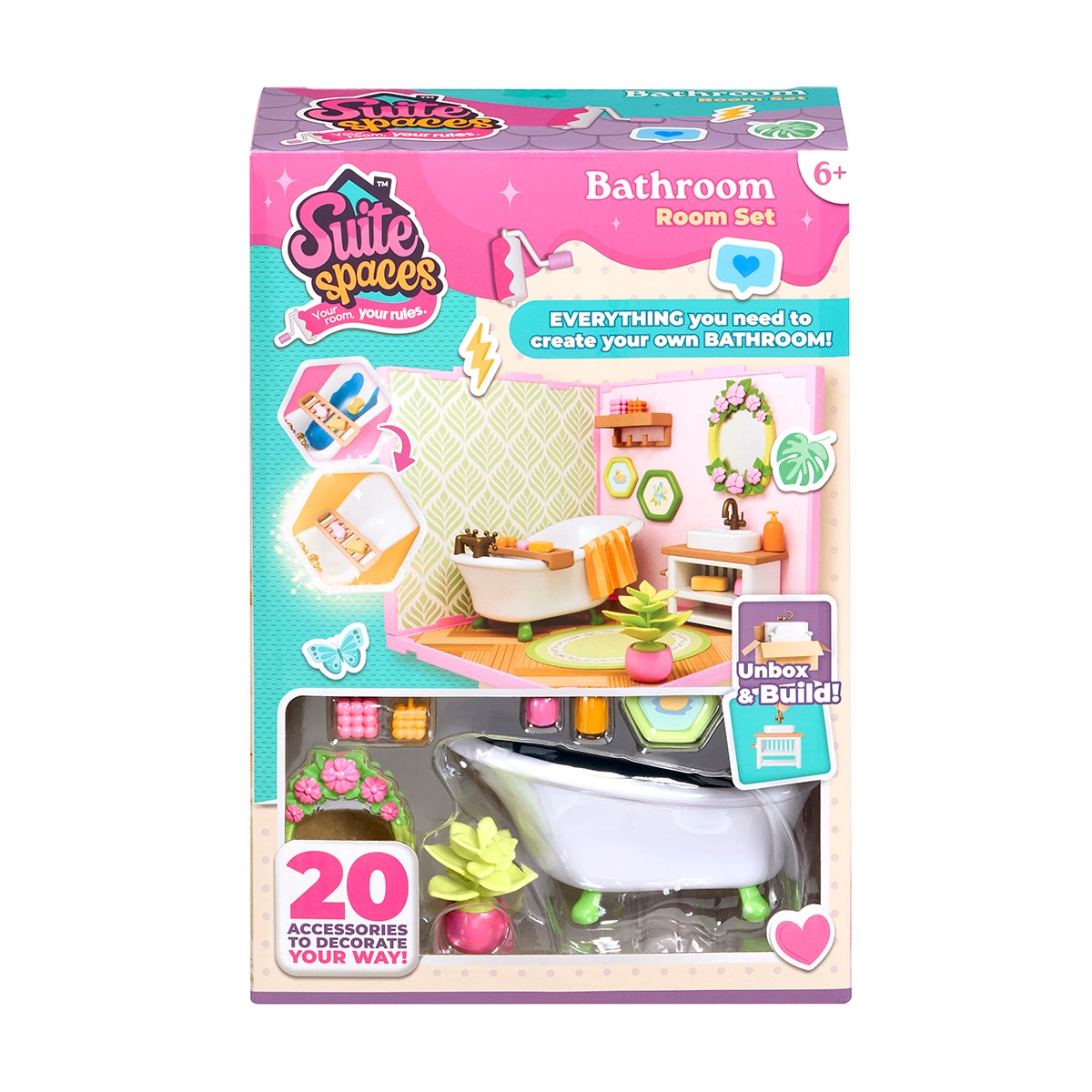 Imagen 0 de Juego educativo Mini estancias modulares Suite Spaces diseña tu baño Bizak