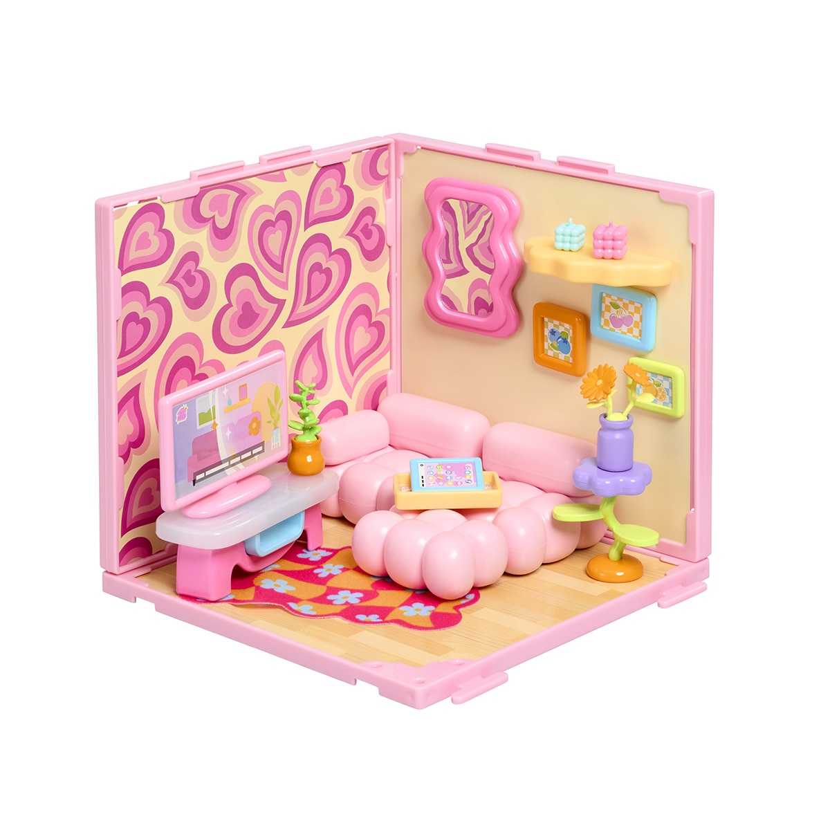 Juego educativo Mini estancias modulares Suite Spaces diseña tu salón Bizak 6