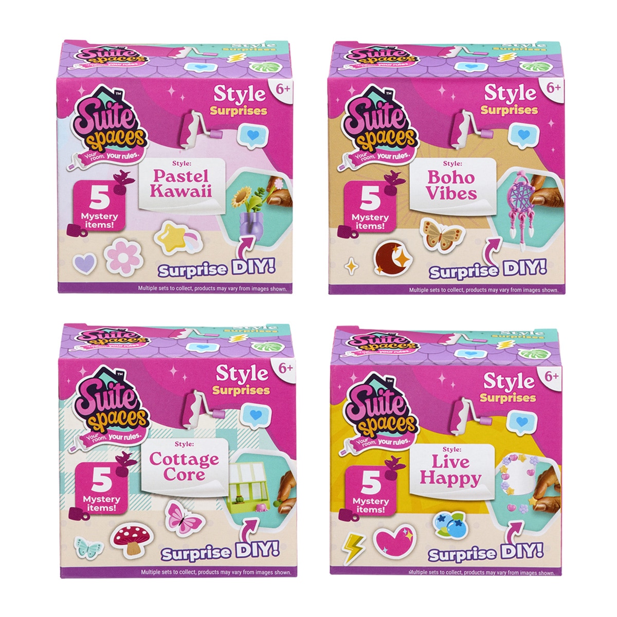Imagen 0 de Juego educativo Mini estancias modulares Suite Spaces caja sorpresa decoración modelos surtidos