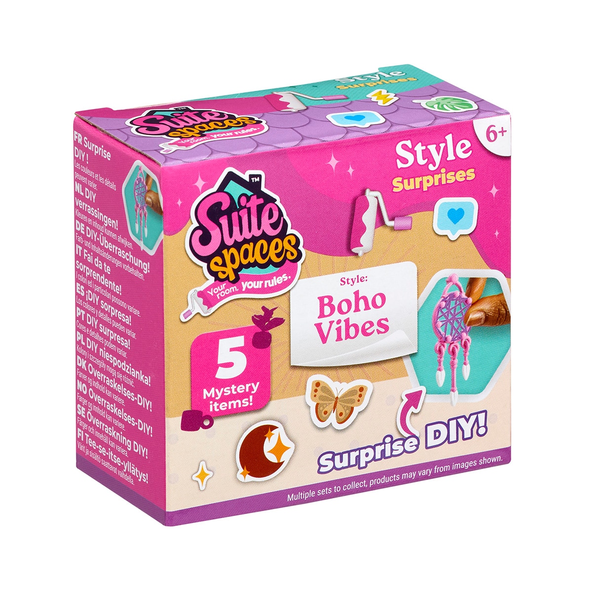 Juego educativo Mini estancias modulares Suite Spaces caja sorpresa decoración modelos surtidos 6