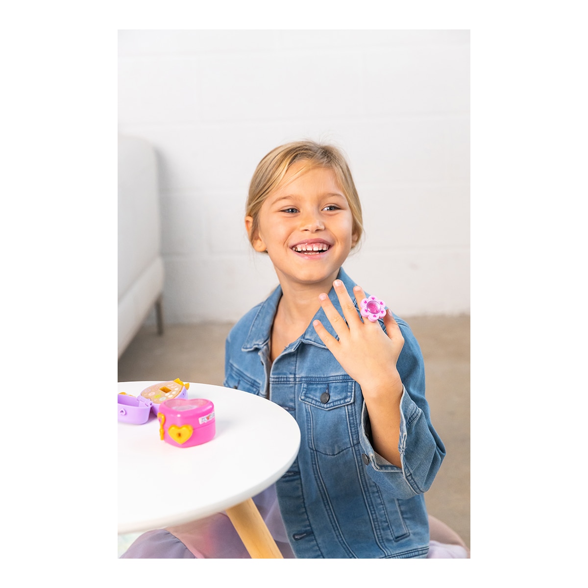 Joyero con anillo y brillo de labios Funlockets Diset 13