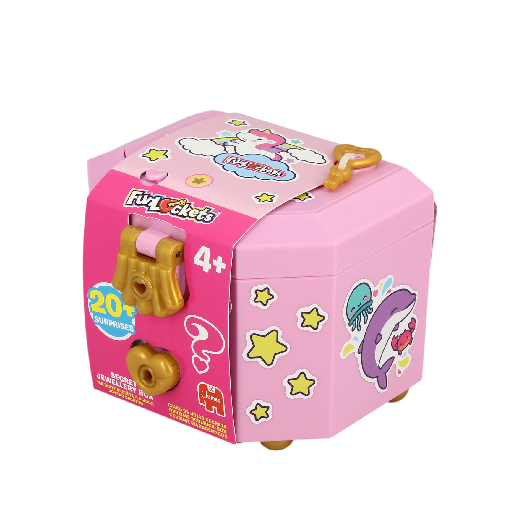 Joyero color surtido con Sorpresas Funlockets Diset 4