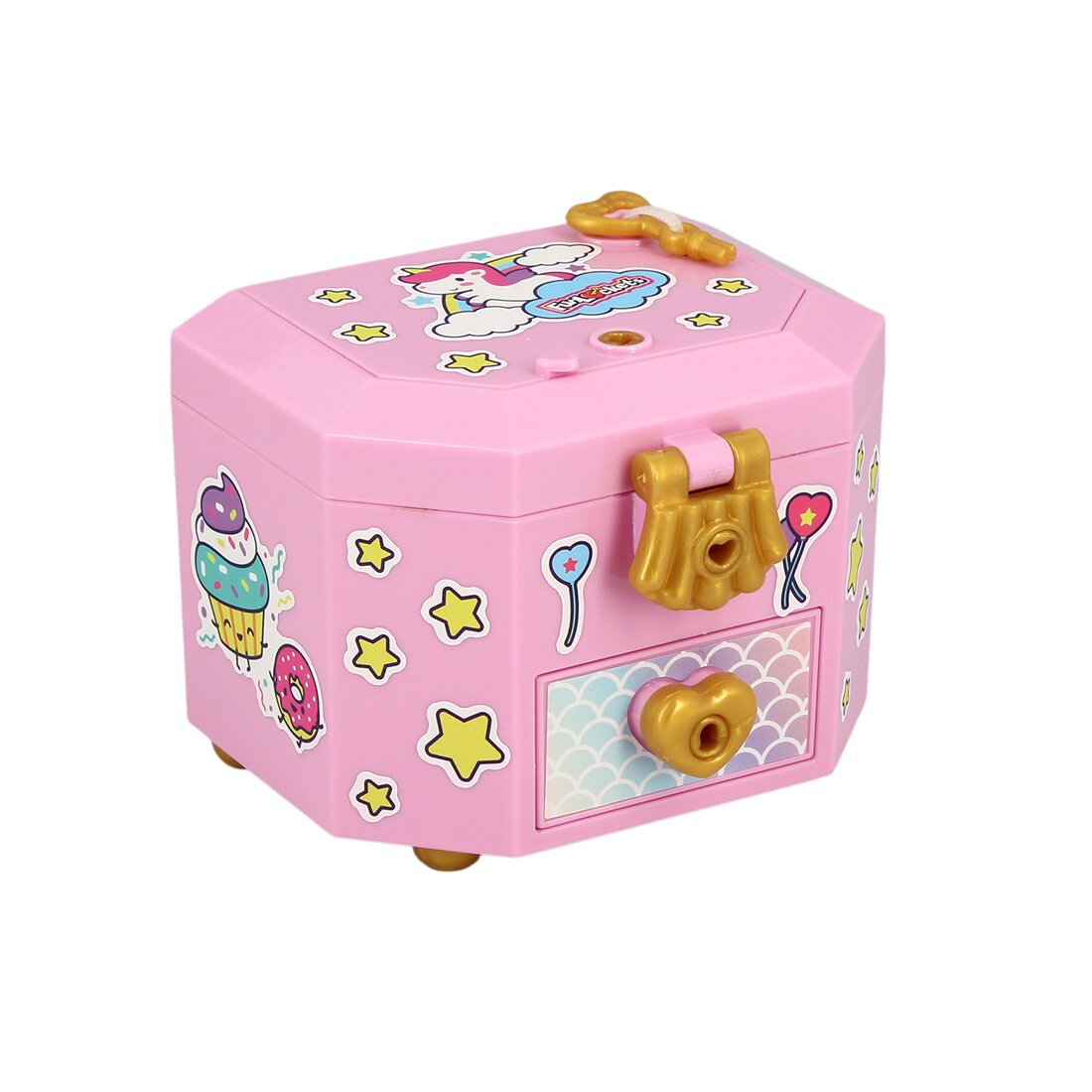 Joyero color surtido con Sorpresas Funlockets Diset 5