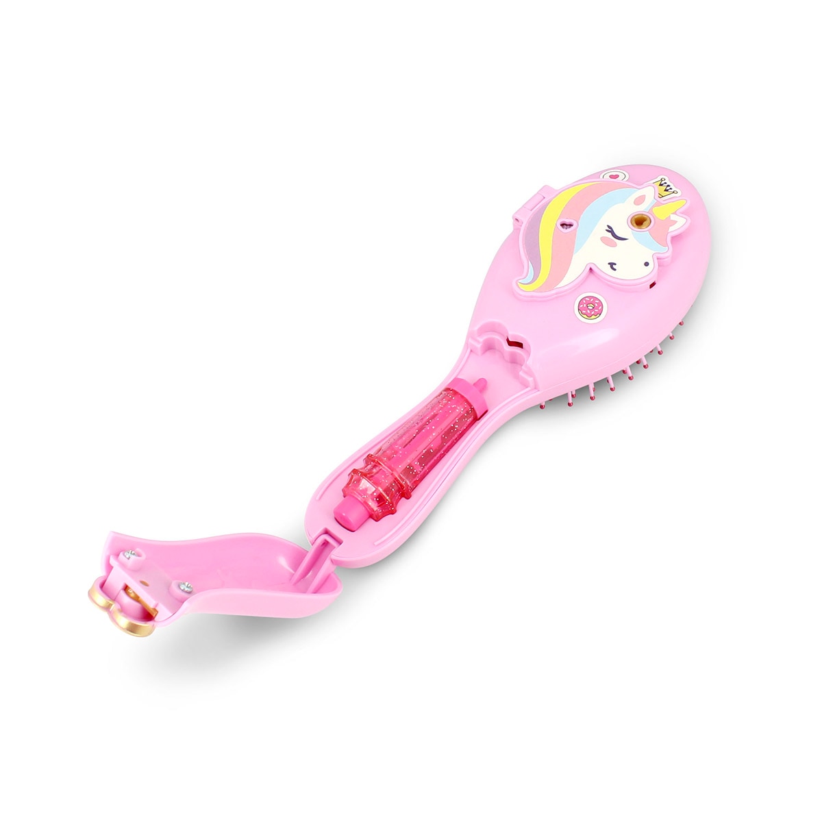 Cepillo de pelo con brillos de pelo y sorpresas Funlockets Diset 5