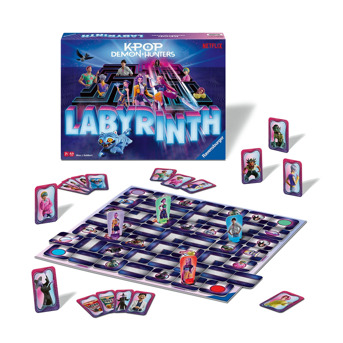 Juegos de mesa Laberinto K-Pop Demon Hunters Netflix Ravensburger 2