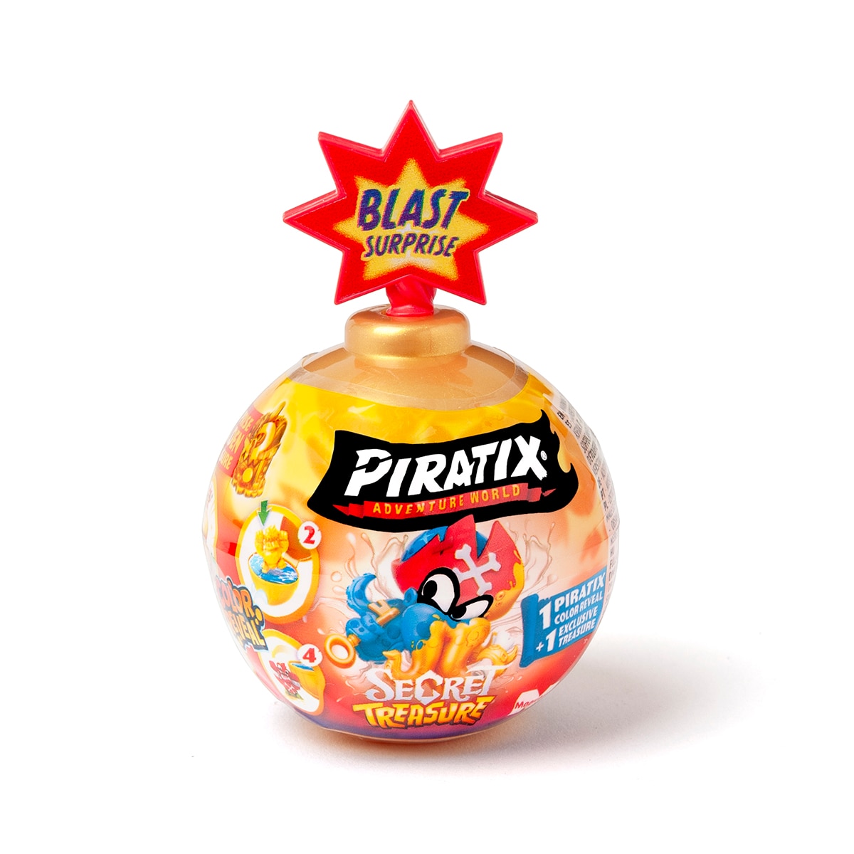 Imagen 0 de Secret Treasure - Blast Surprise Piratix modelos surtidos