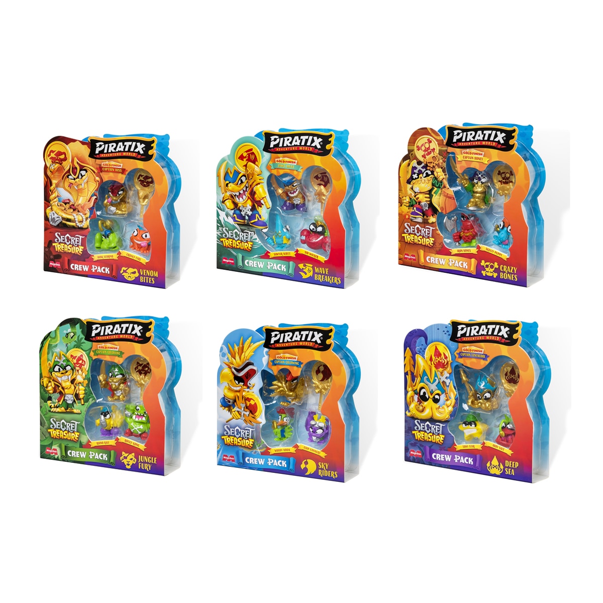 Imagen 0 de Secret Treasure - Crew Pack Piratix modelos surtidos