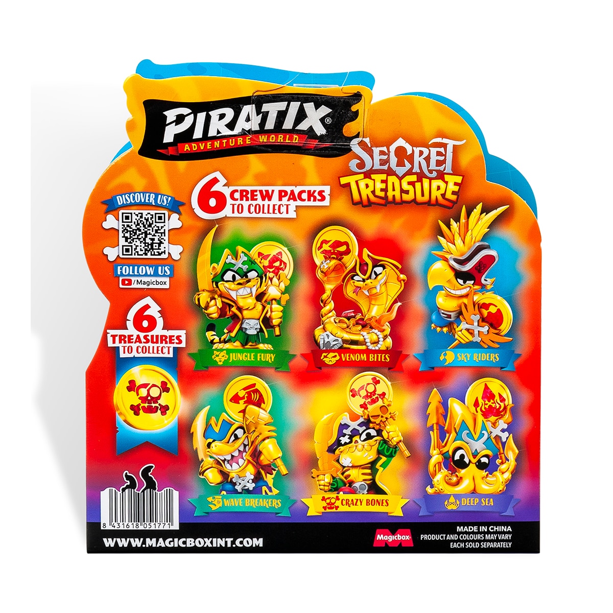 Secret Treasure - Crew Pack Piratix modelos surtidos 8