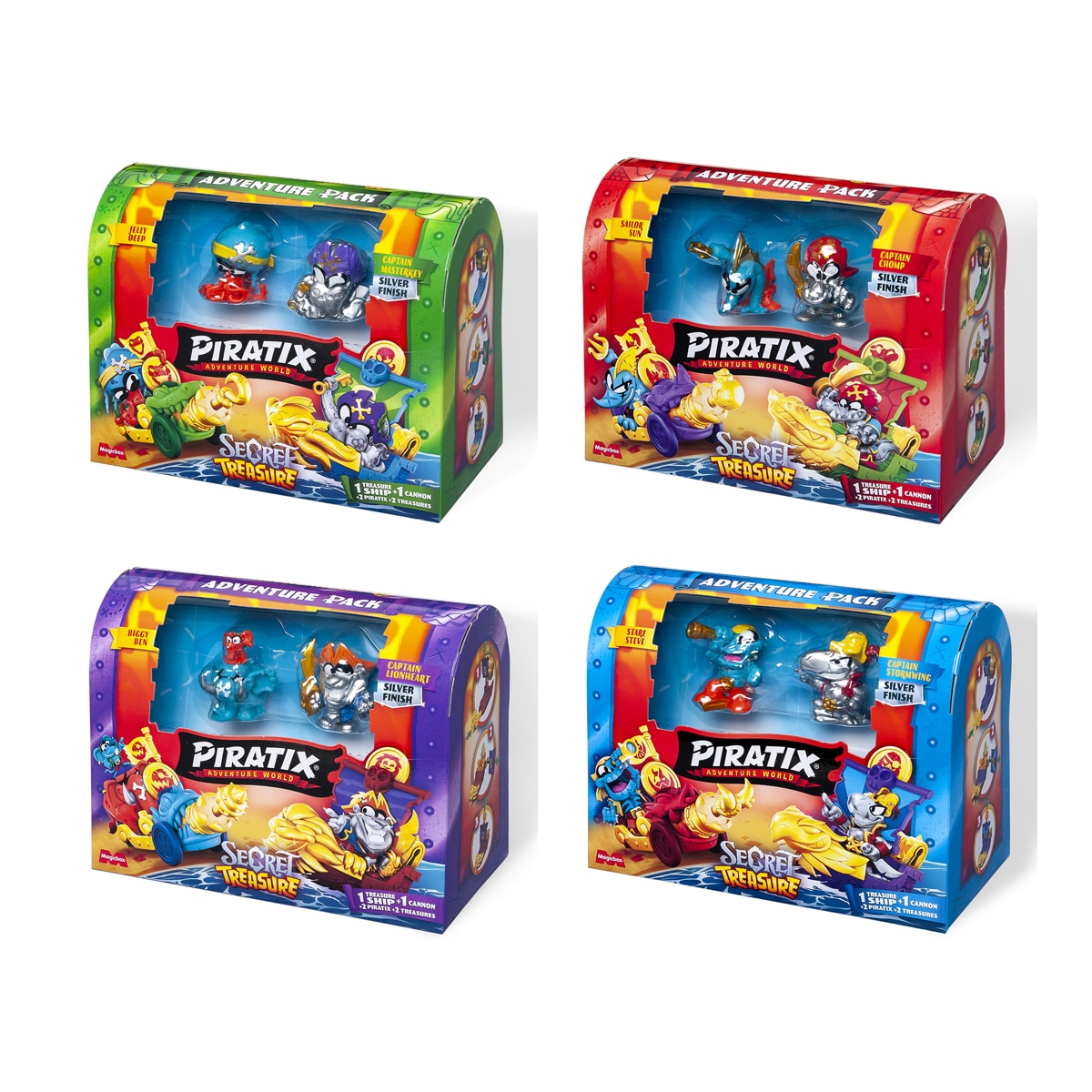 Imagen 0 de Secret Treasure - Adventure Pack Piratix modelos surtidos