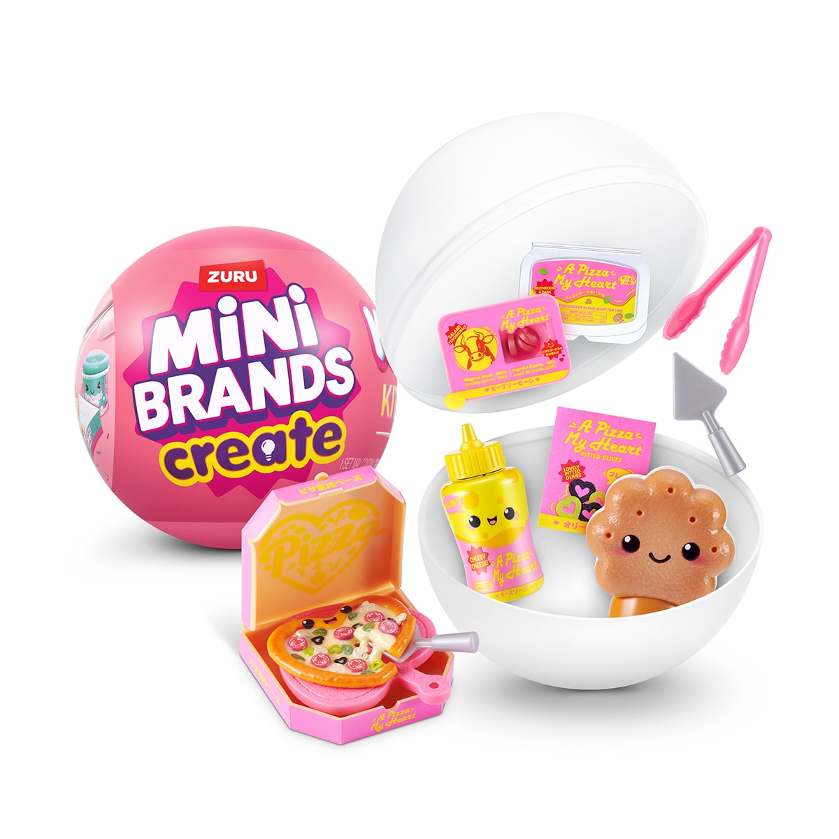 Imagen 2 de Capsula mini Create Kawaii Kitchen  Mini Brands Zuru Mini Brands modelos surtidos
