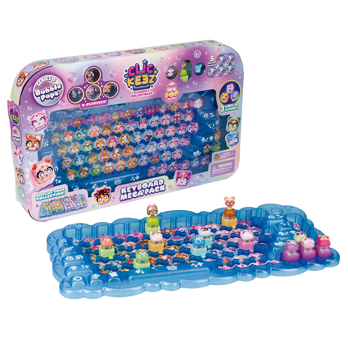 Imagen 0 de Coleccionable Clickeez teclado megapack serie 3 con clickeez exclusivos Bizak