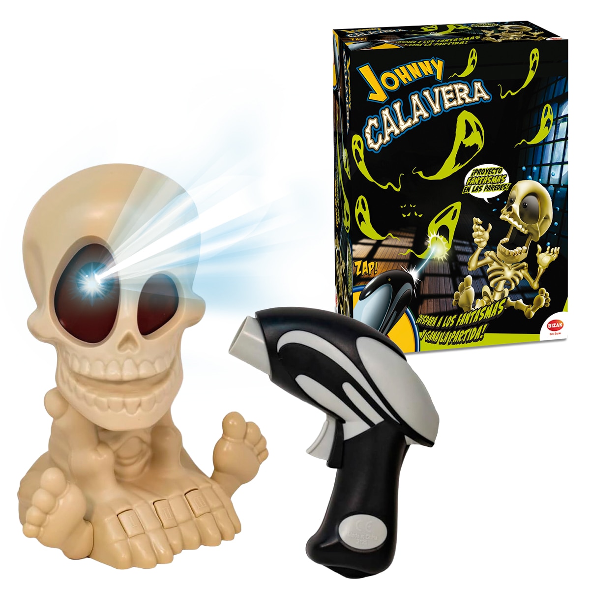 Juego de acción Johnny calavera Bizak 1