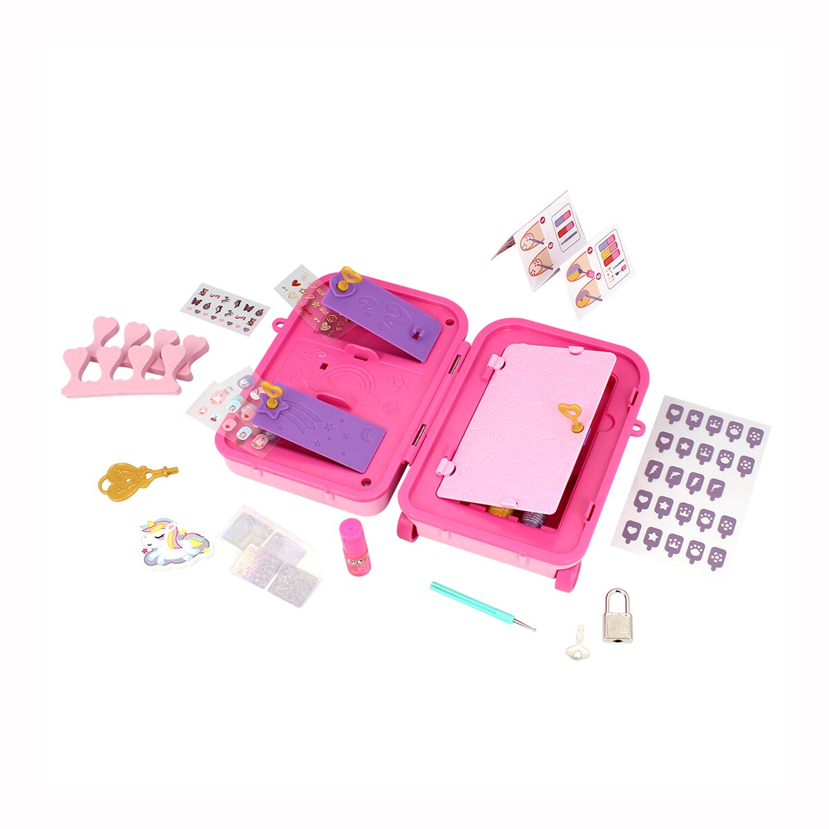 Kit de maquillaje Maleta de uñas Secreta Funlockets Jumbo 4