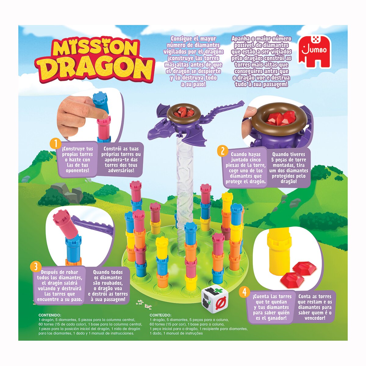 Juego de mesa Mission Dragon Jumbo 3
