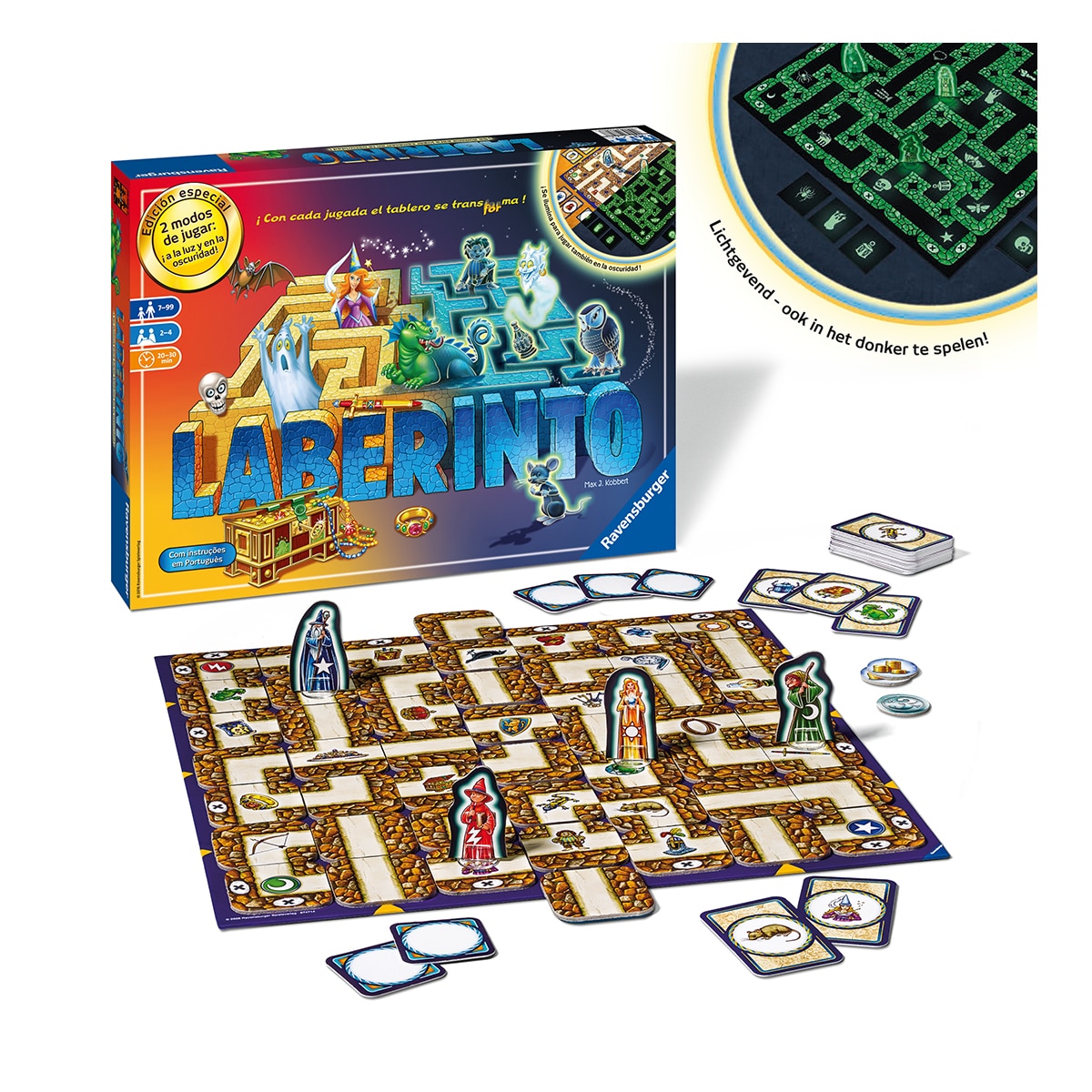 Juego de mesa Laberinto Glow In The Dark Ravensburger 2