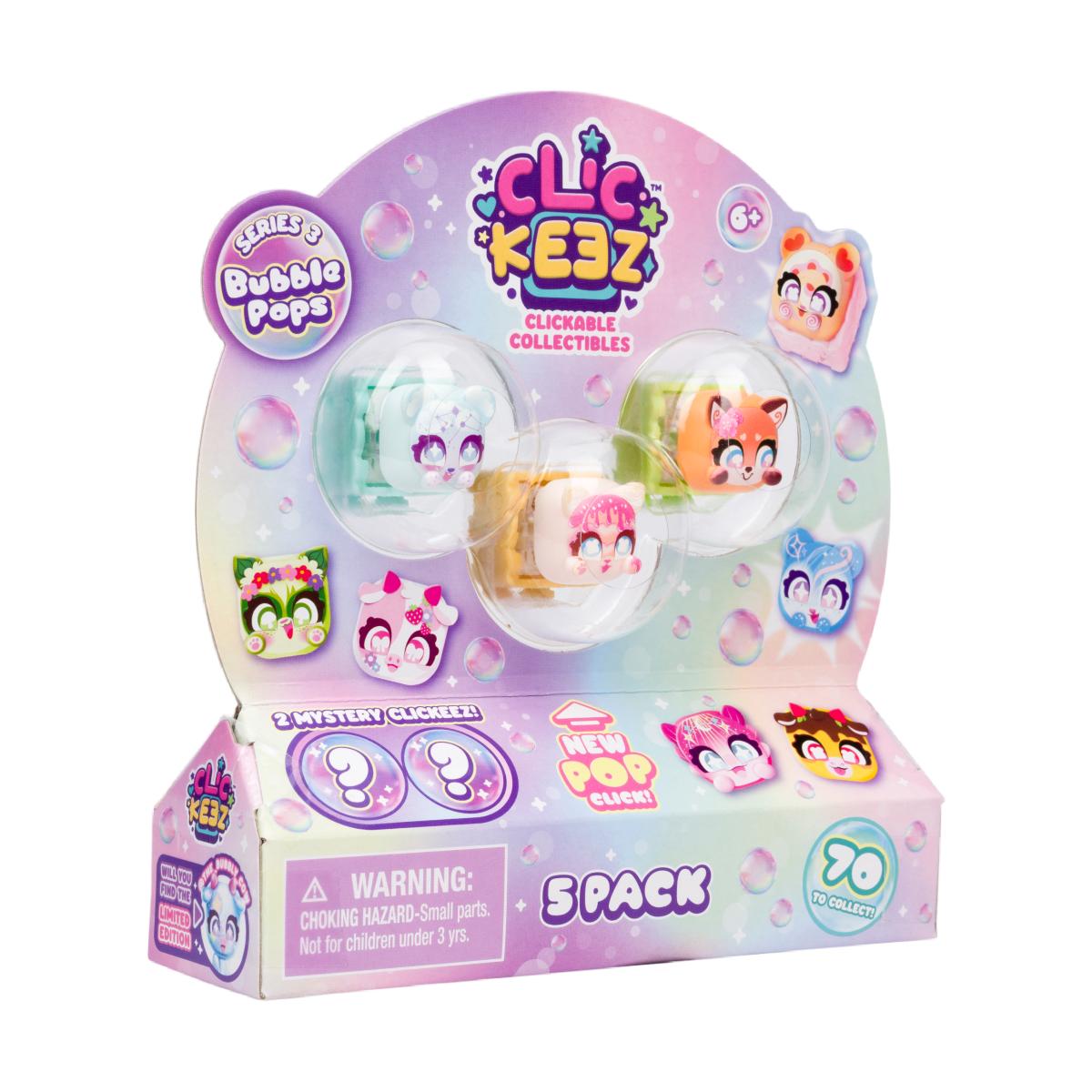 Imagen 3 de Coleccionable Clickeez pack de 5 serie 3 Bizak modelos surtidos