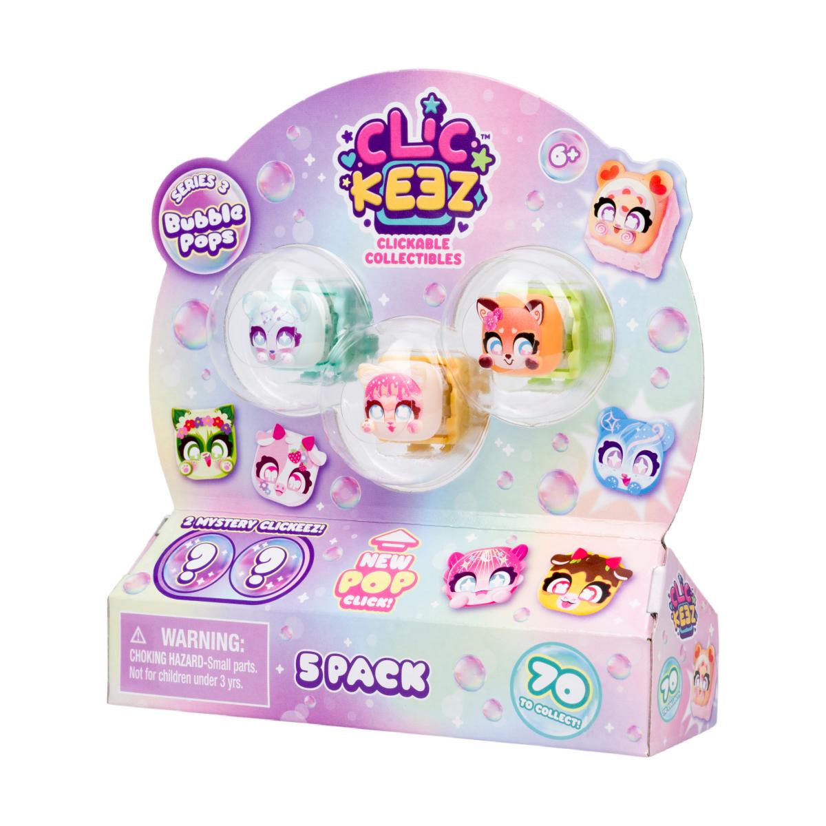 Imagen 4 de Coleccionable Clickeez pack de 5 serie 3 Bizak modelos surtidos