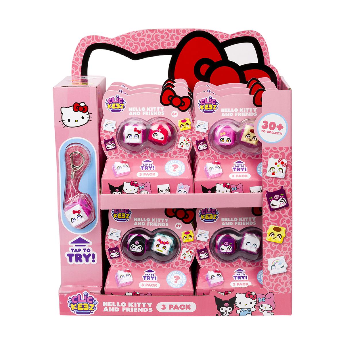 Imagen 12 de Coleccionable Clickeez Hello Kitty & Friends pack de 3 Bizak modelos surtidos