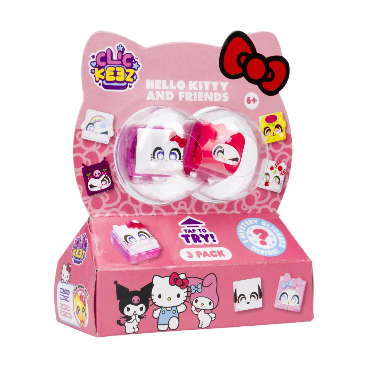 Imagen 15 de Coleccionable Clickeez Hello Kitty & Friends pack de 3 Bizak modelos surtidos