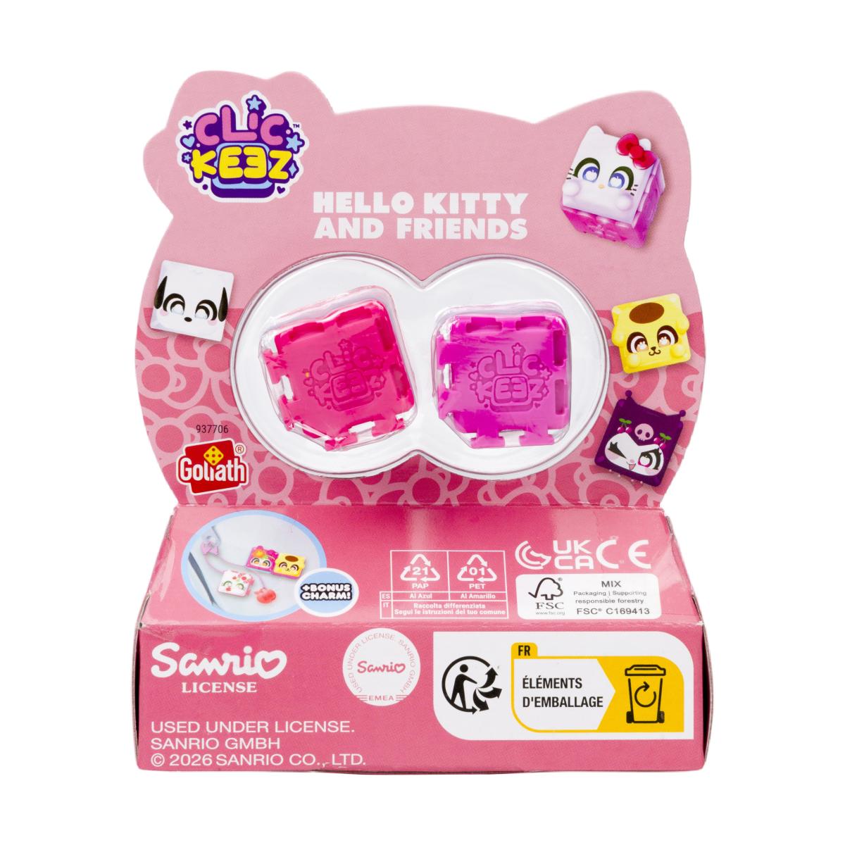 Imagen 18 de Coleccionable Clickeez Hello Kitty & Friends pack de 3 Bizak modelos surtidos