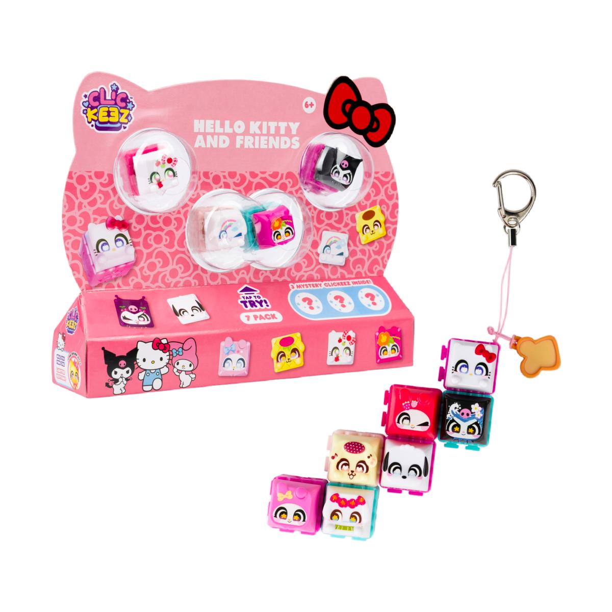 Coleccionable Clickeez Hello Kitty & Friends pack de 7 Bizak modelos surtidos 1