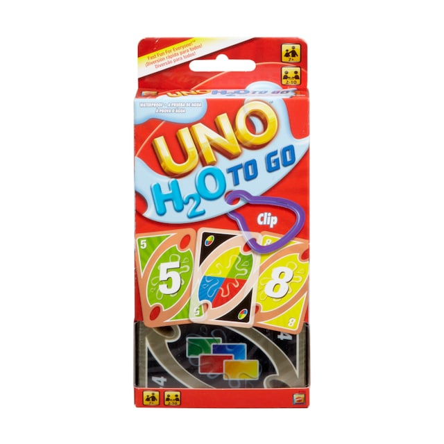 Mattel Games UNO H20 To Go, juego de cartas