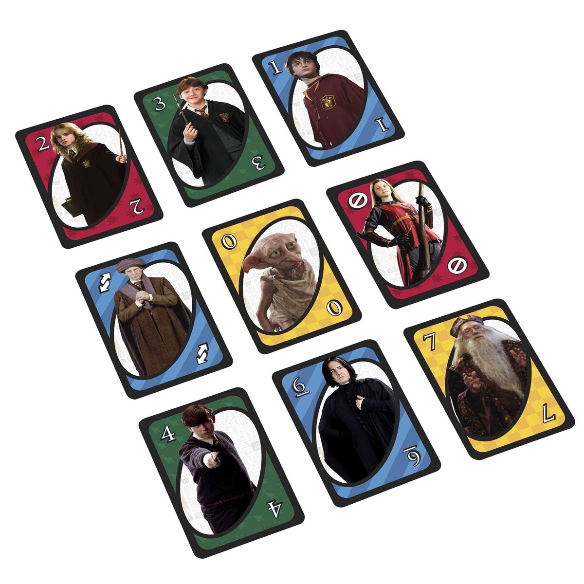 Juego de Cartas UNO Harry Potter Wizarding World Mattel Games 4