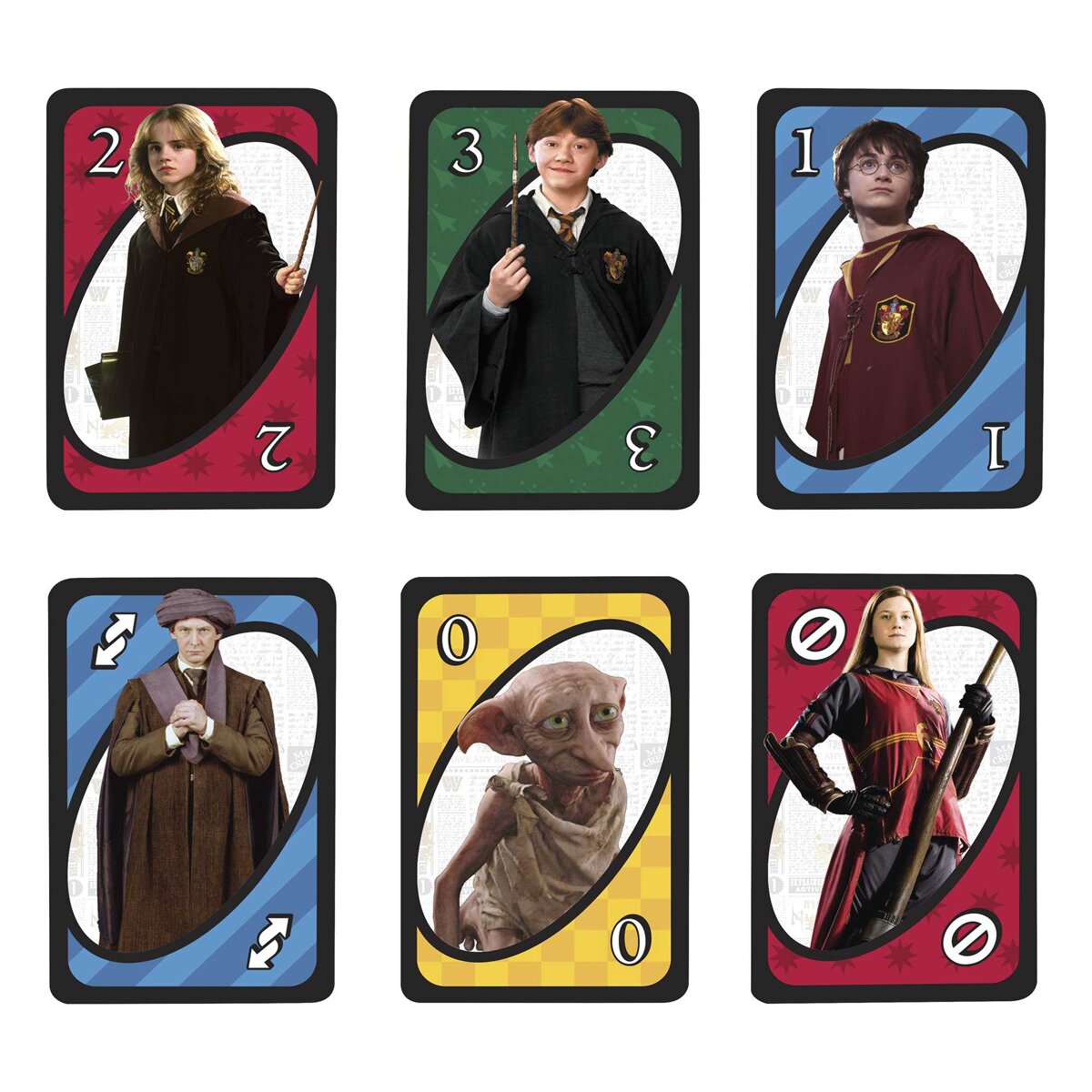 Juego de Cartas UNO Harry Potter Wizarding World Mattel Games 5