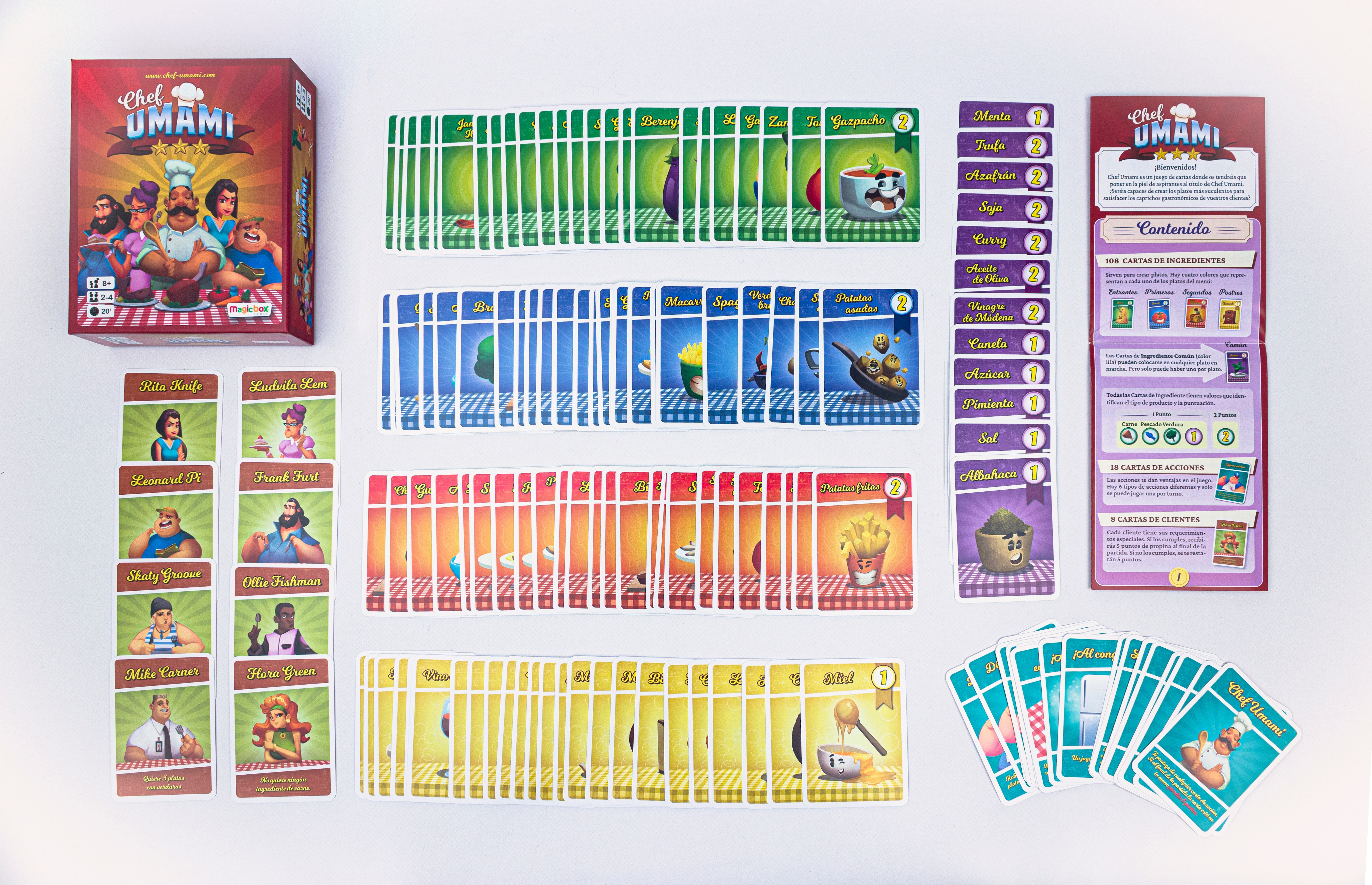Juego de cartas Cheef Umami 2