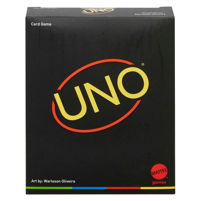 Juego de mesa cartas UNO de diseño Minimalista Mattel Games