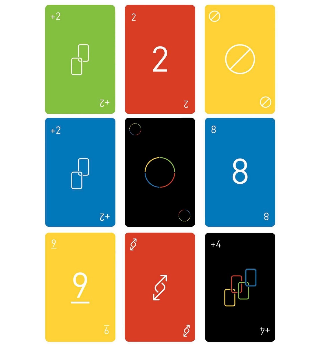 Juego de mesa cartas UNO de diseño Minimalista Mattel Games 5