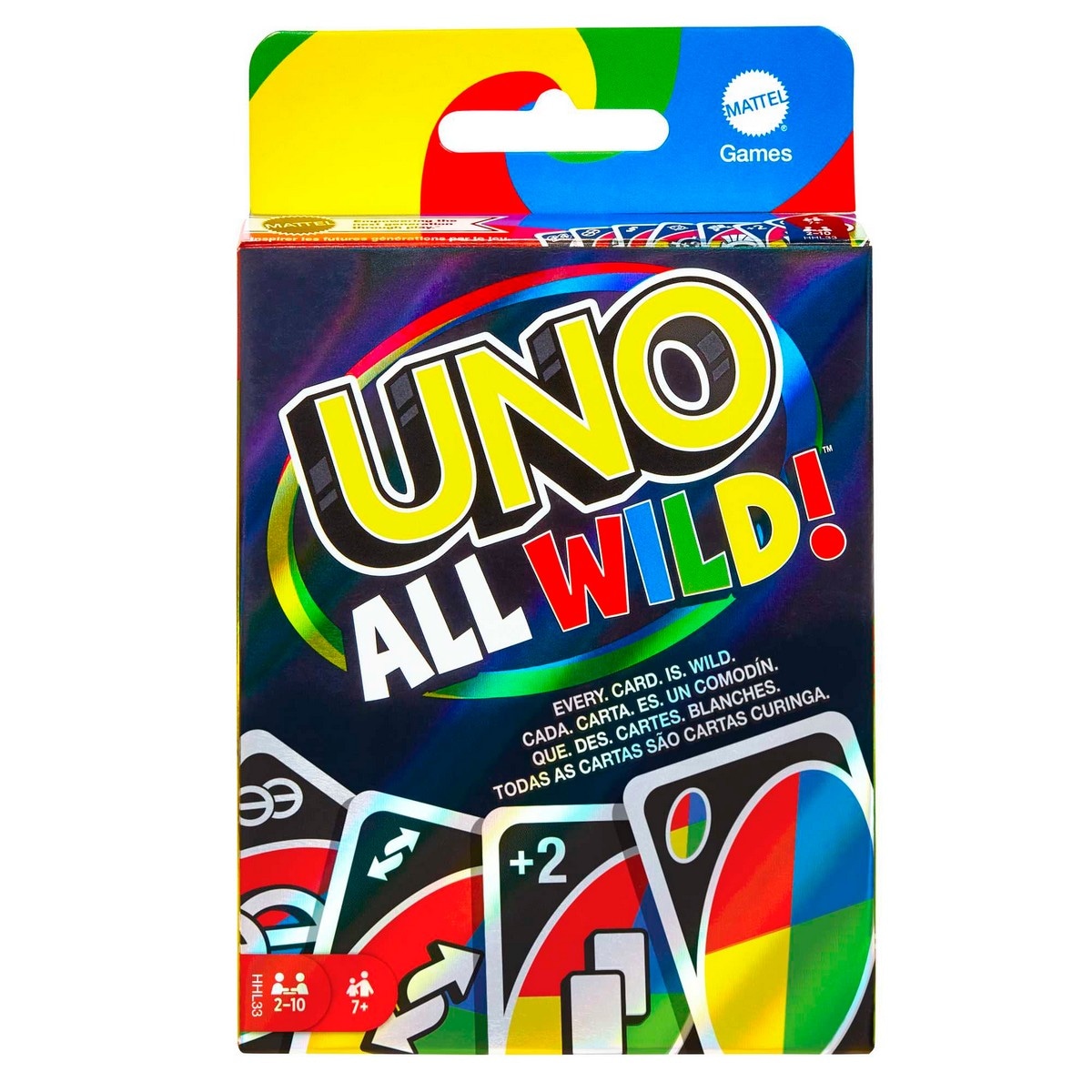 Juego de cartas UNO All Wild! Mattel Games 1