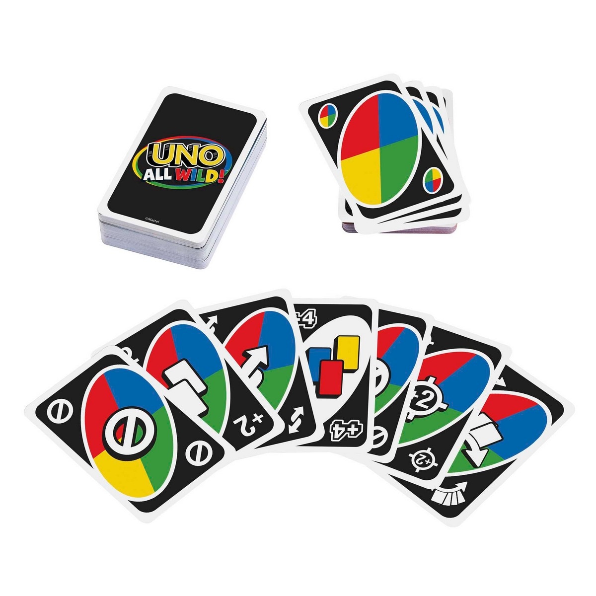 Juego de cartas UNO All Wild! Mattel Games 3