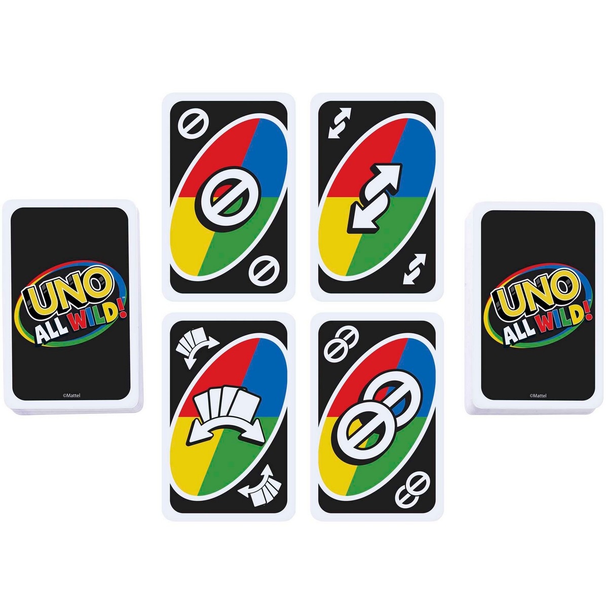 Juego de cartas UNO All Wild! Mattel Games 4