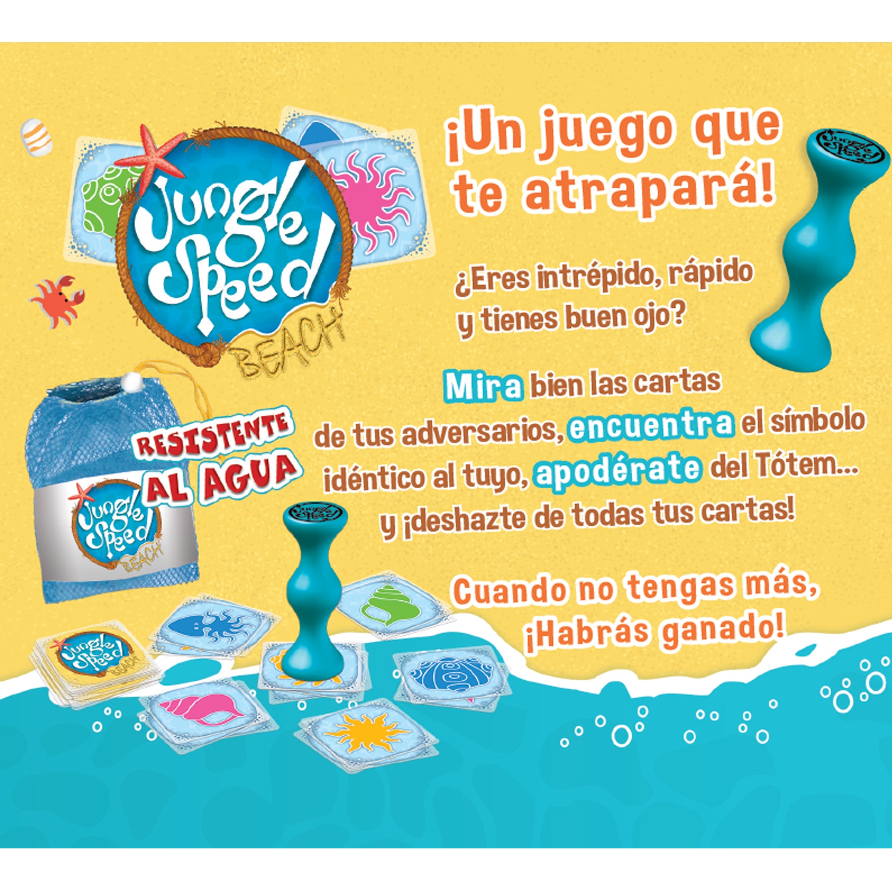 Juego de cartas Jungle Speed Beach 3