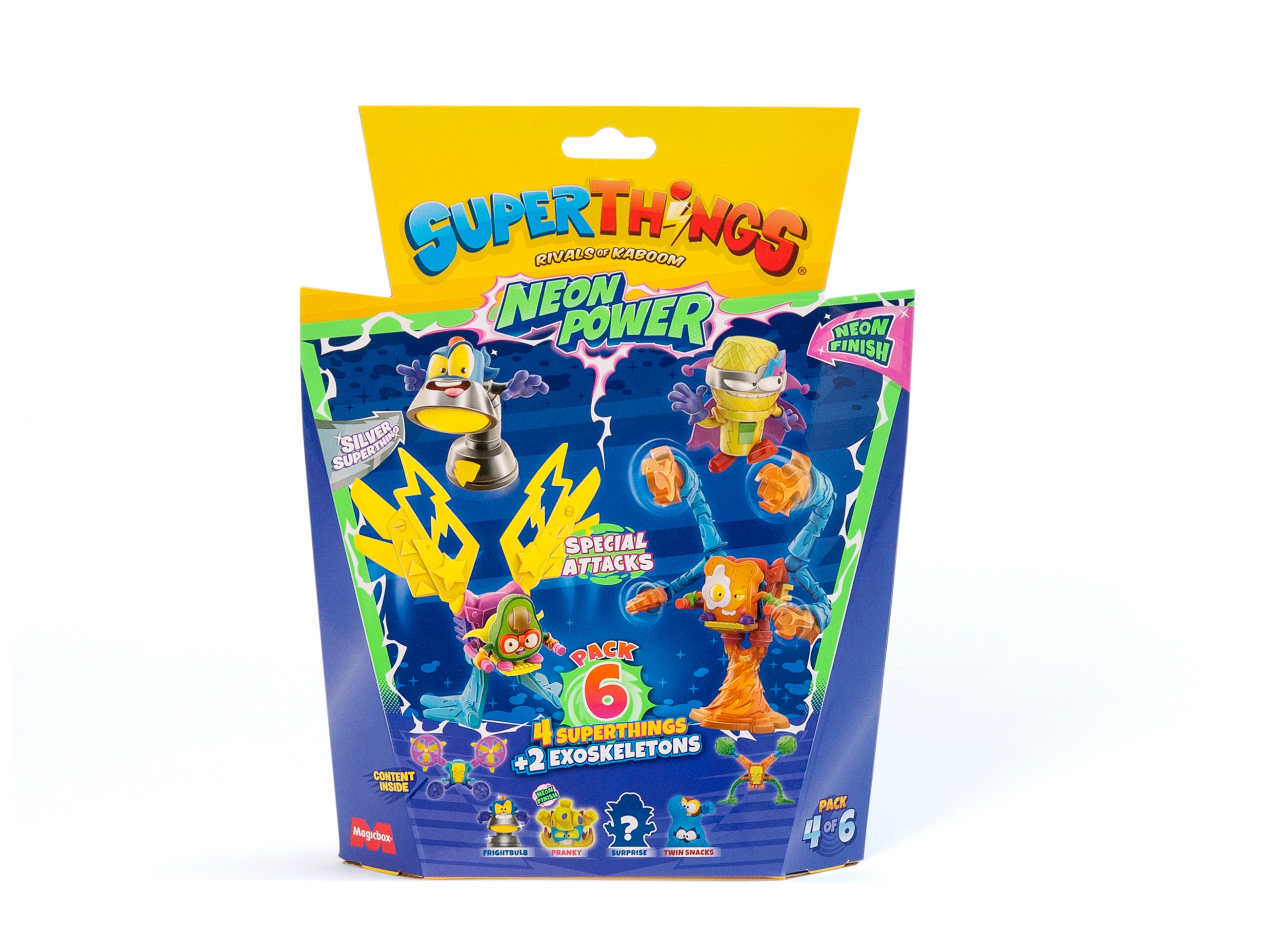 Pack 6 Neon Power Superthings 4