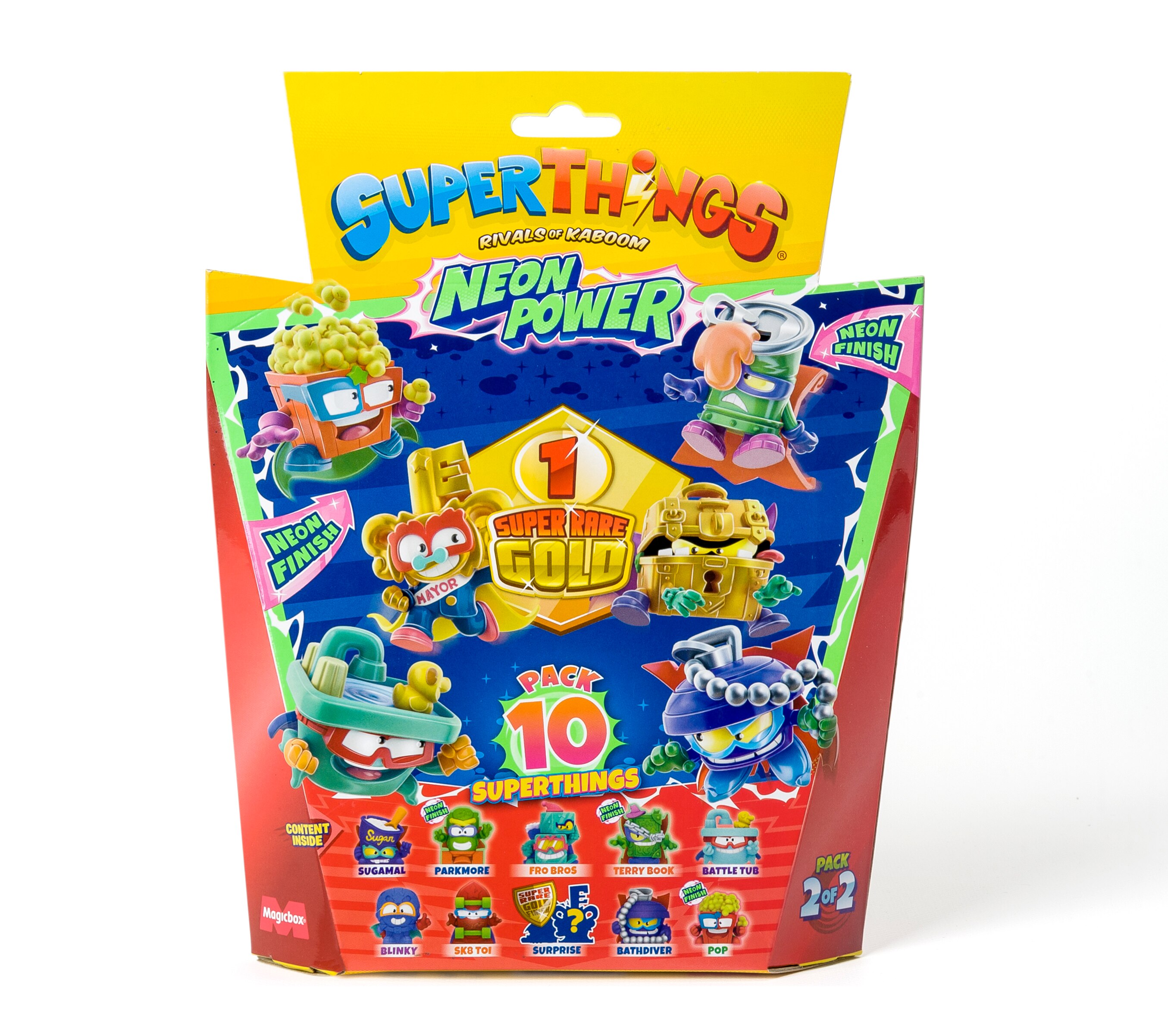 Pack 10 Neon Power Superthings 2