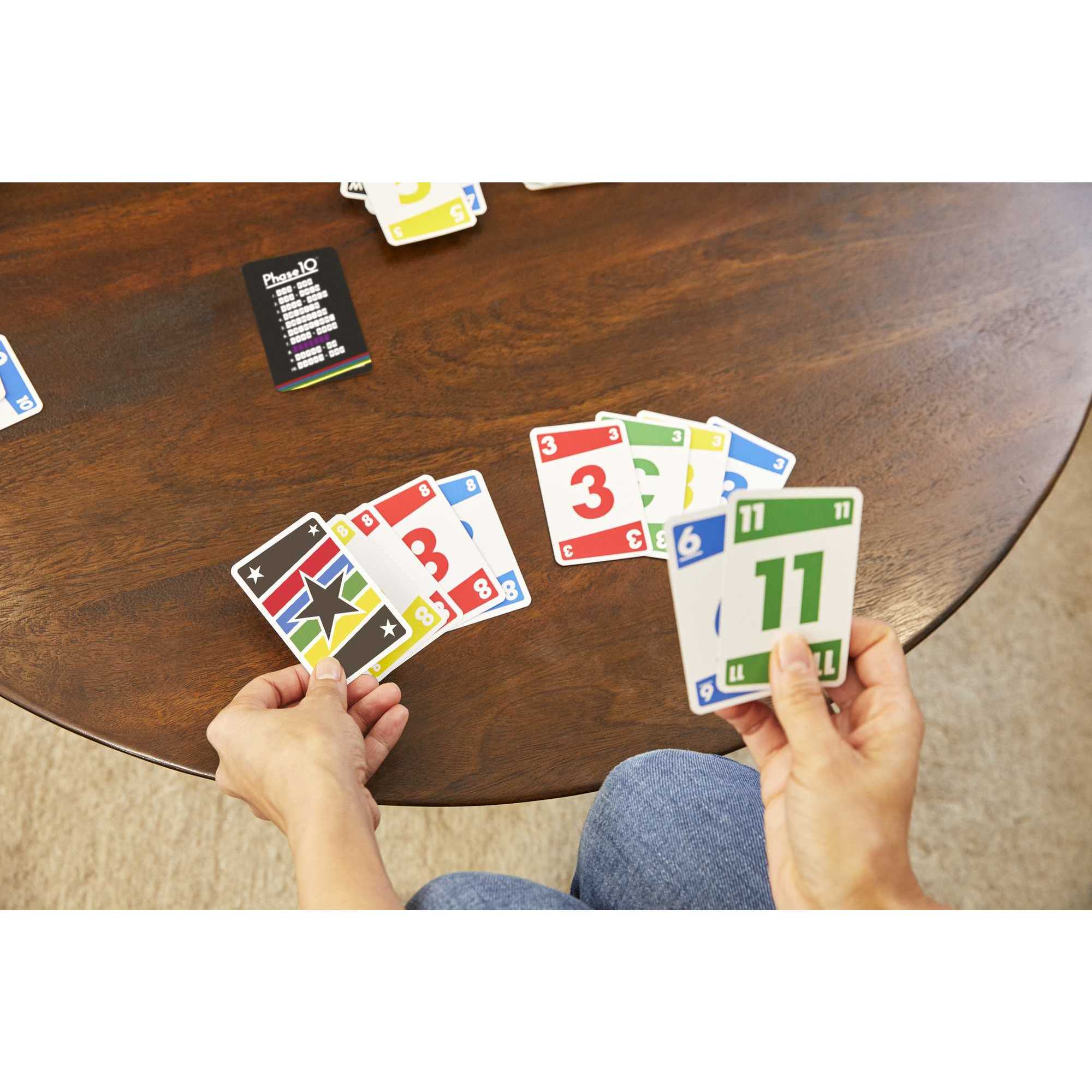 Juego de cartas Mattel Games Phase 11 6