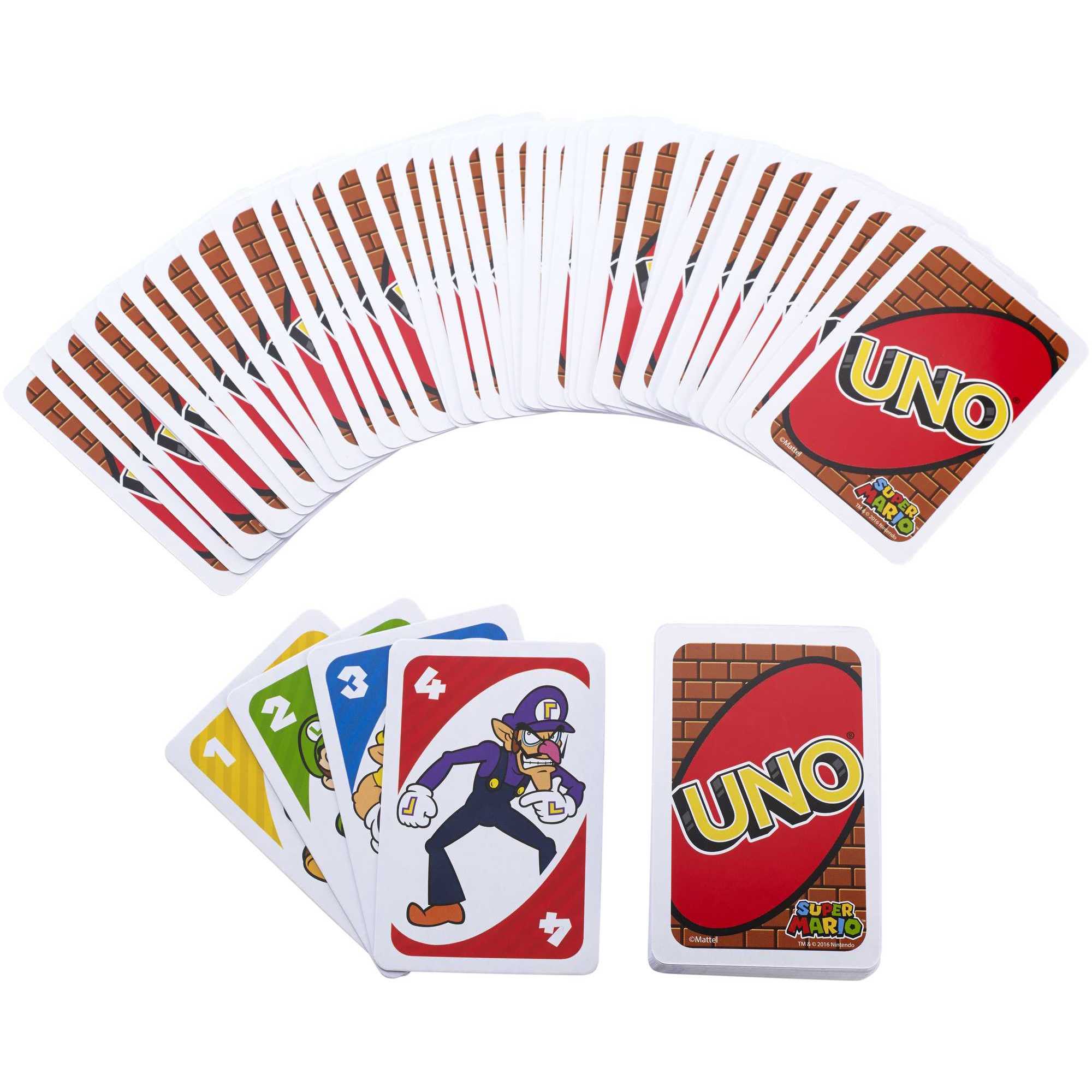Juego de cartas Uno Super Mario Bros Mattel 3