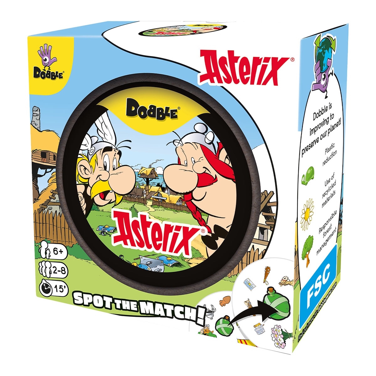Juego de mesa Dobble Astérix Asmodee 1