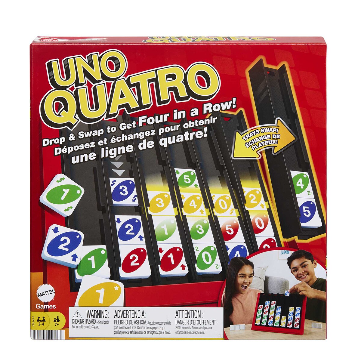 Jogo de mesa UNO Quatro Mattel Games 7