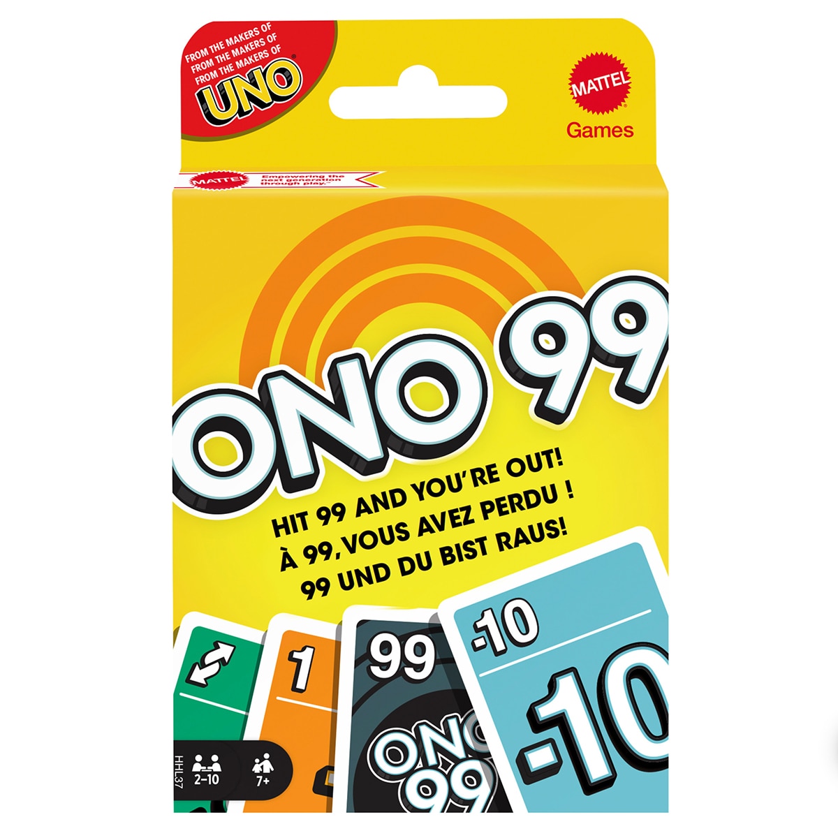 Imagen 0 de Juego de cartas ONO 99  Mattel Games