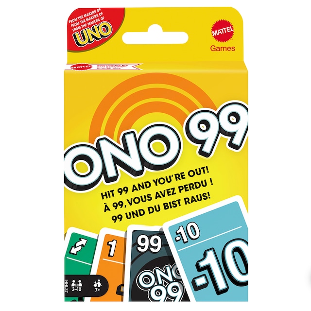 Juego de cartas ONO 99  Mattel Games
