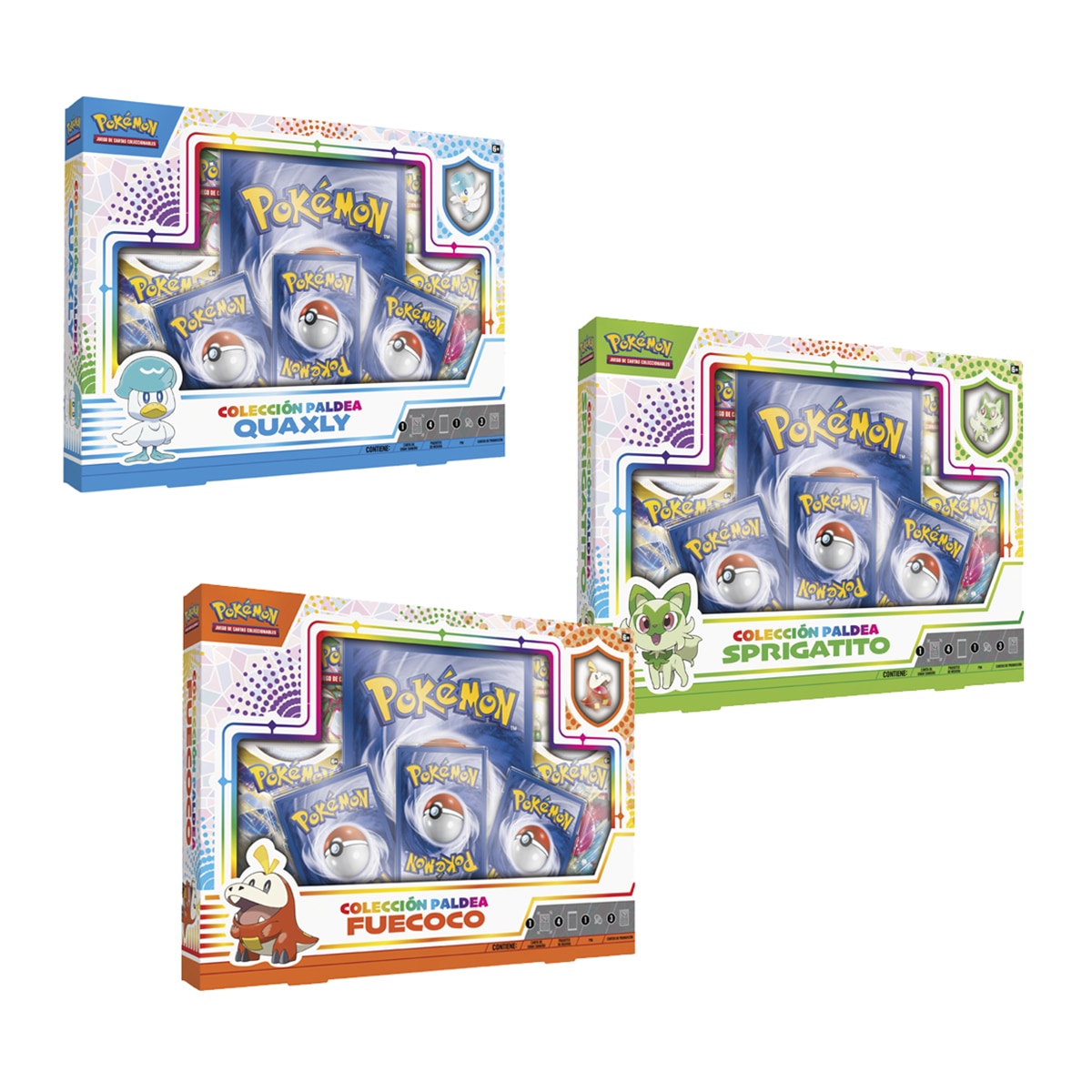 Colección Paledea Pin Pokemon Bandai 1
