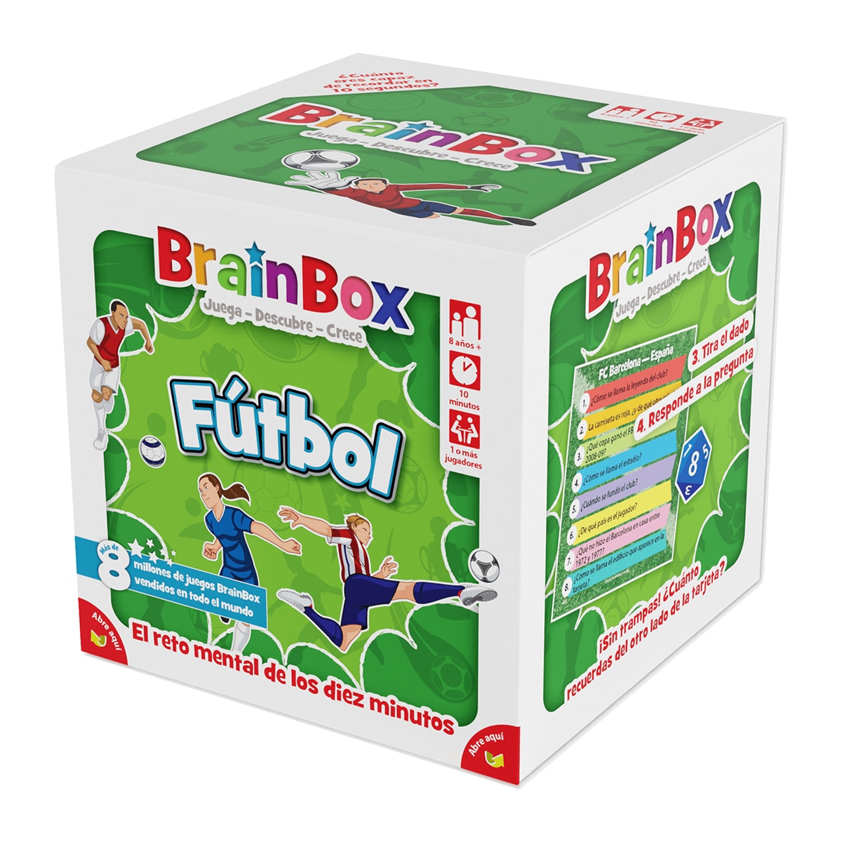 Juego de cartas BrainBox Fútbol Asmodee 1