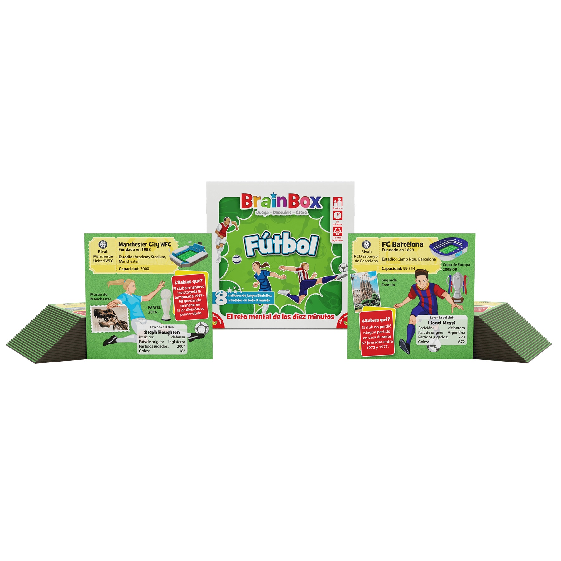 Juego de cartas BrainBox Fútbol Asmodee 3