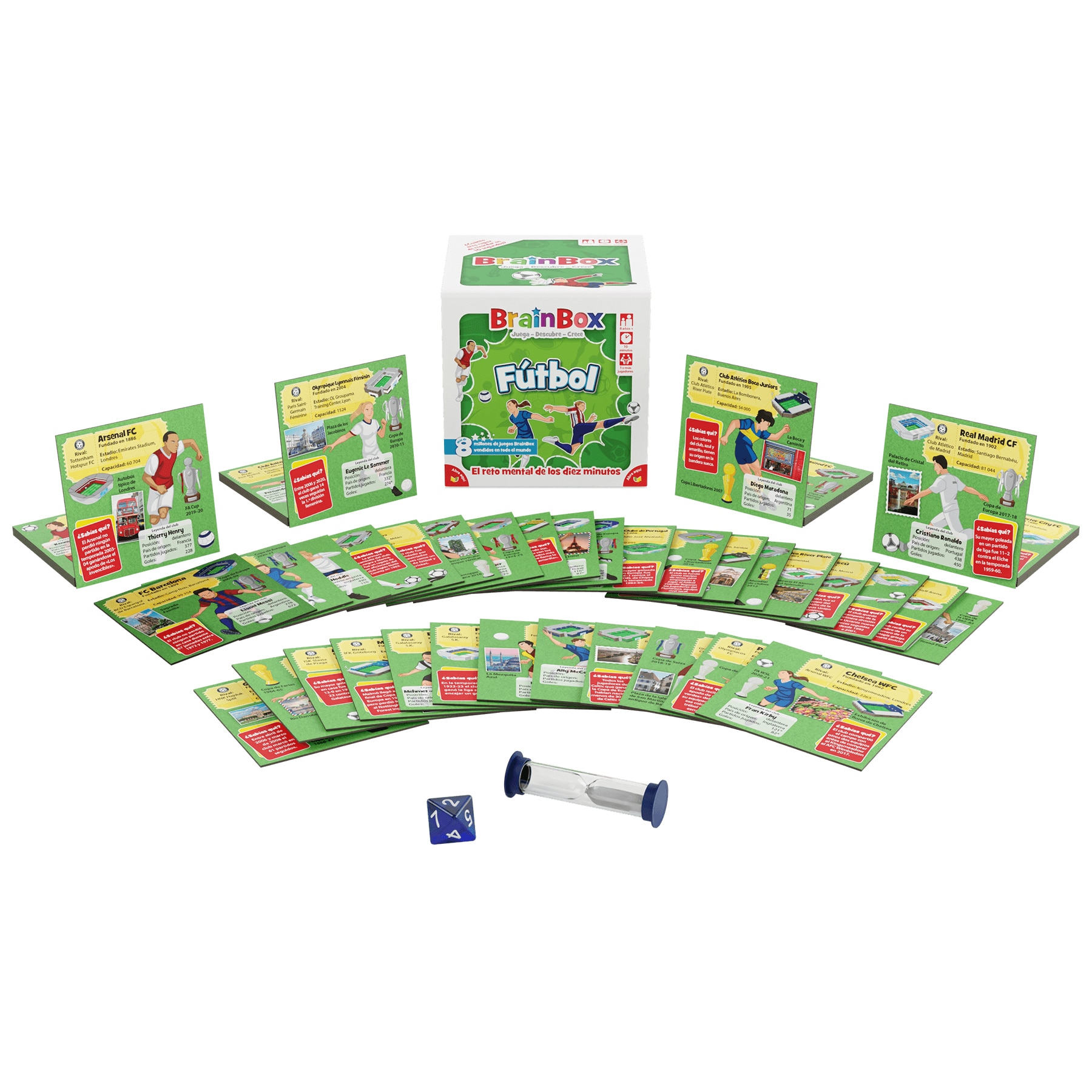 Juego de cartas BrainBox Fútbol Asmodee 4