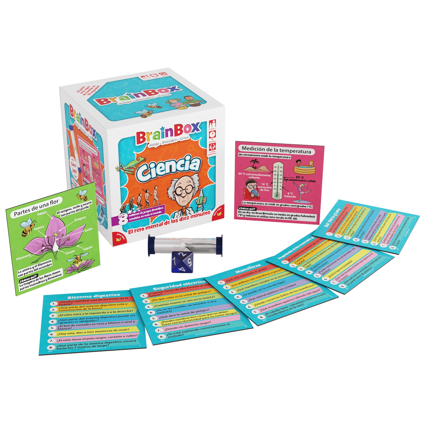 Juego de cartas BrainBox Ciencia Asmodee 2