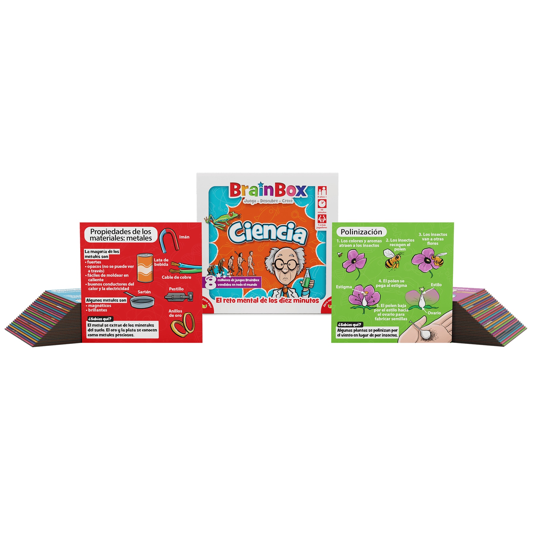 Juego de cartas BrainBox Ciencia Asmodee 3