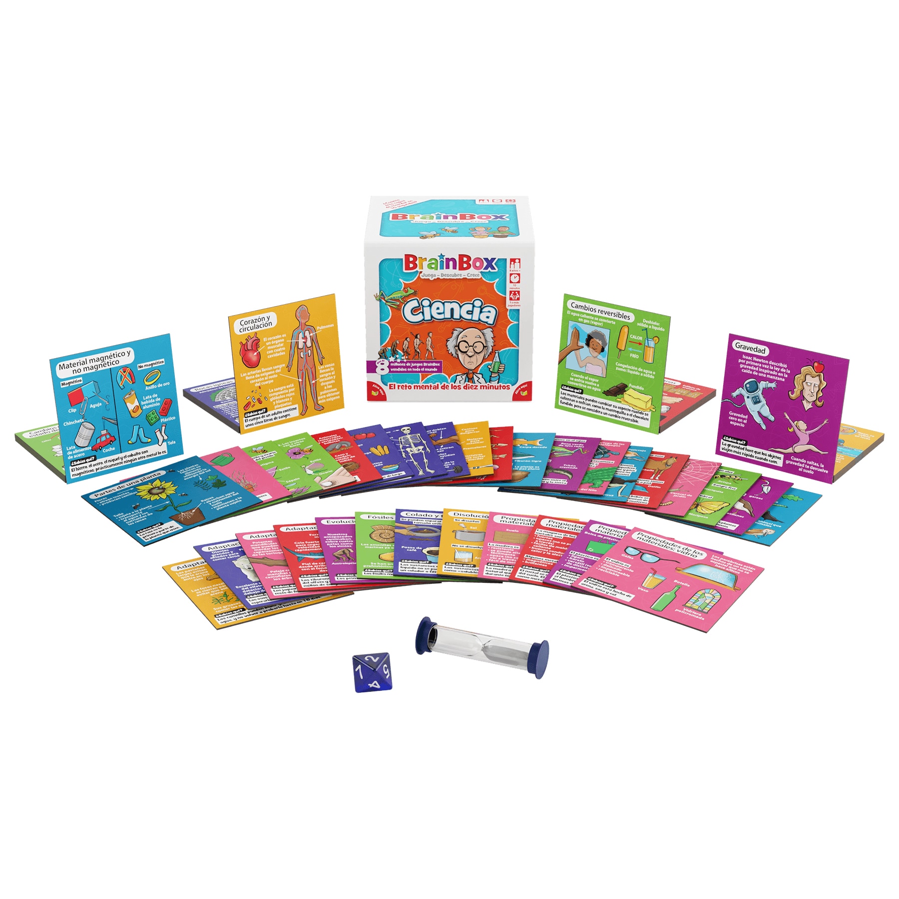 Juego de cartas BrainBox Ciencia Asmodee 4